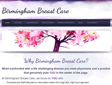 Tablet Screenshot of birminghambreastcare.com
